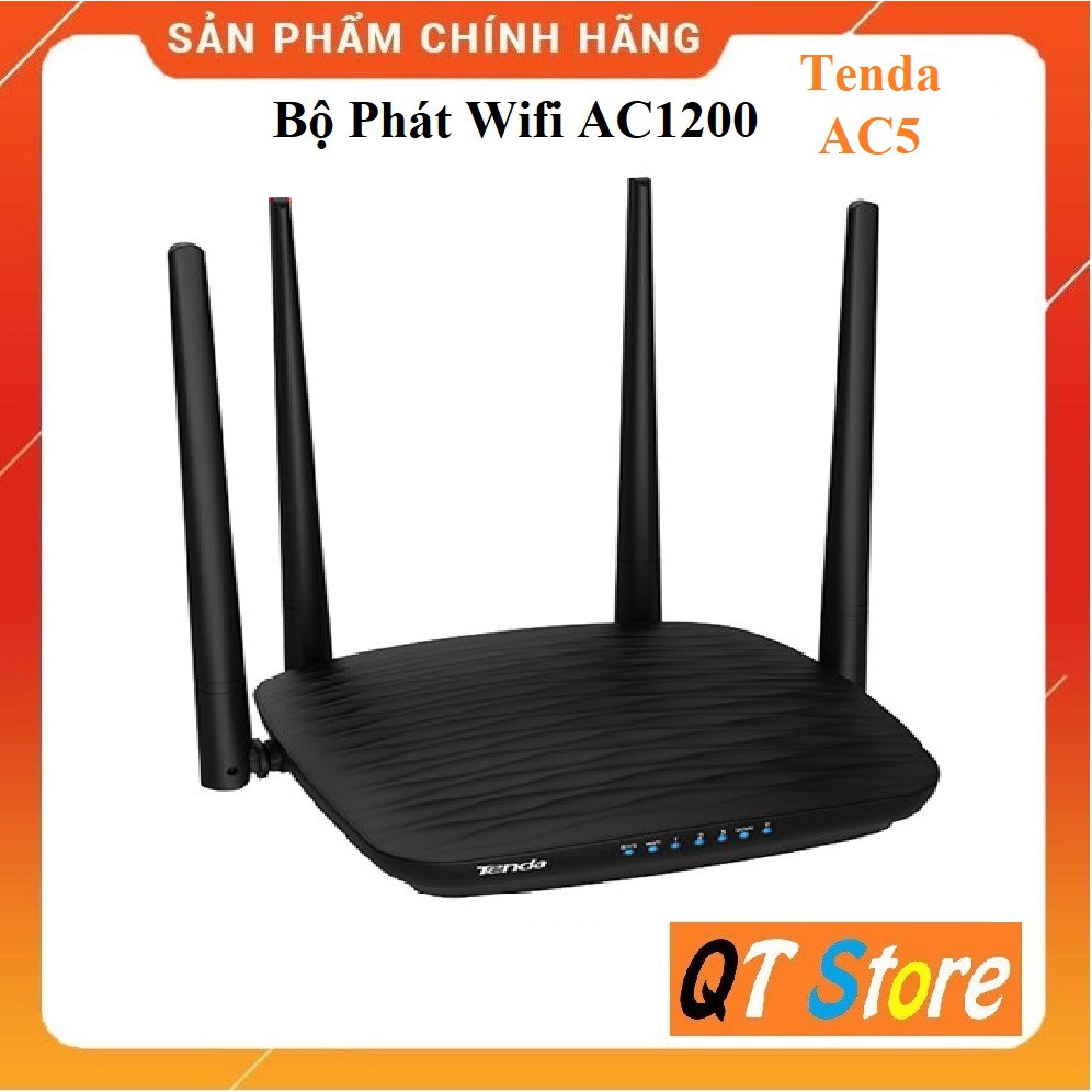 Bộ Phát Wifi 4 Râu Chuẩn AC1200 Tenda AC5 - Hàng Chính Hãng | BigBuy360 - bigbuy360.vn