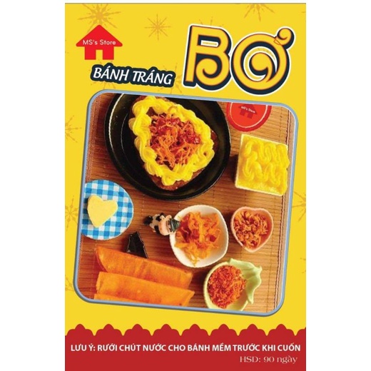 Bánh Tráng Cuốn Sốt Me/Bơ/Bò 6 Topping - Mẹ Su Shi