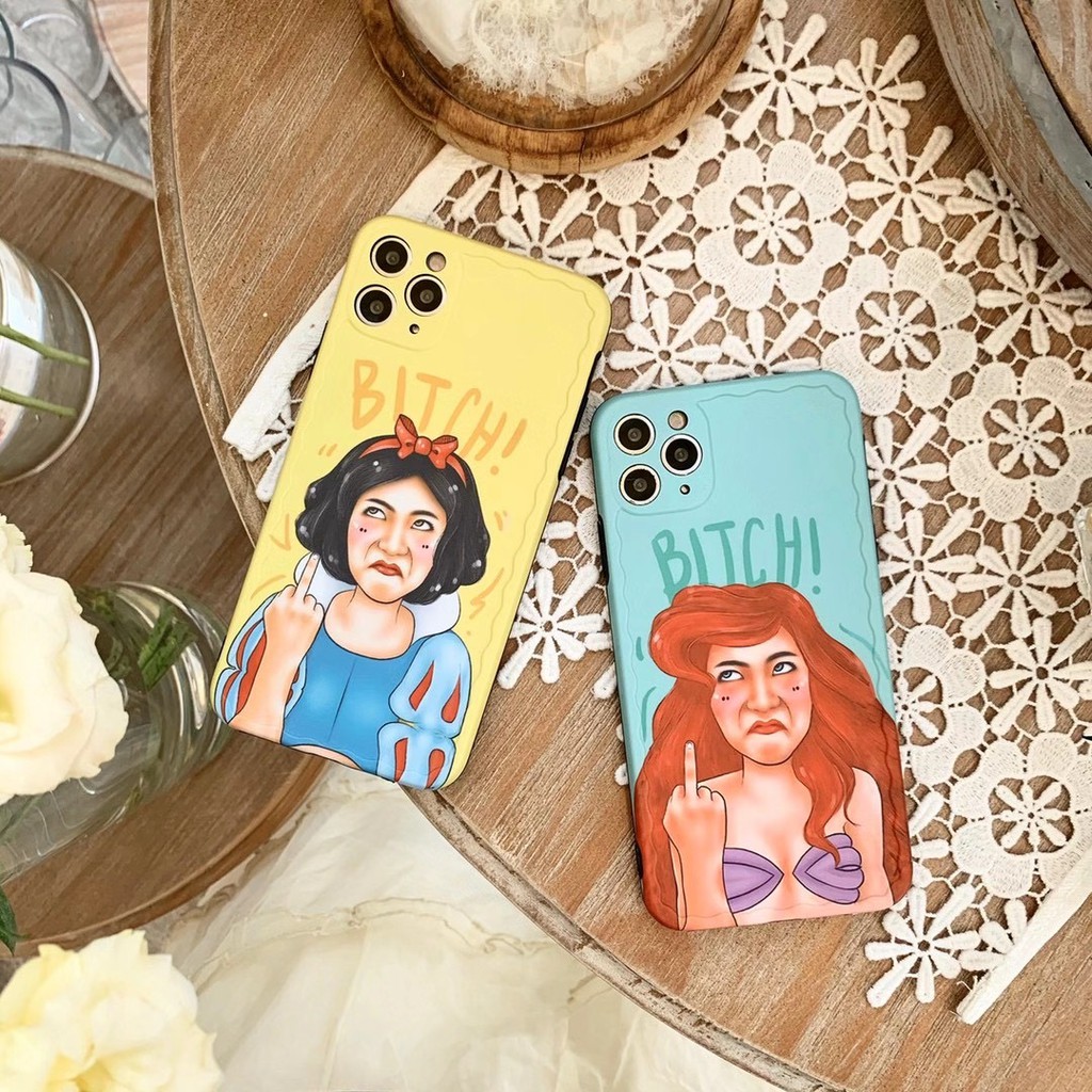 Ốp điện thoại in hình công chúa Disney cho Iphone 7 8plus X Xr Xsmax 11 Pro Promax | BigBuy360 - bigbuy360.vn