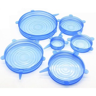 Bộ 6 miếng bọc thức ăn bằng silicon