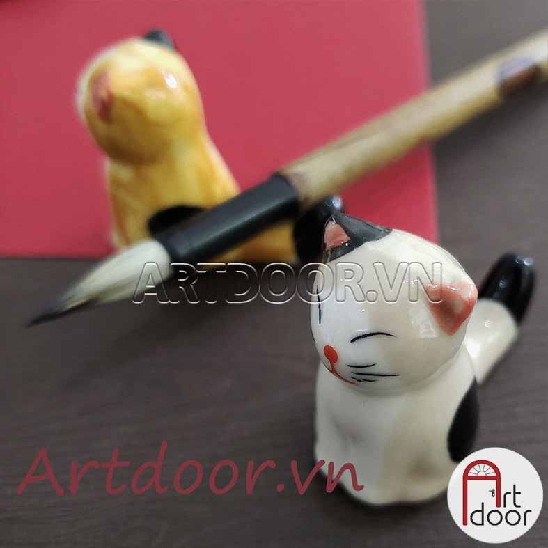 [ARTDOOR] Giá gác cọ vẽ tranh bằng Sứ hình thú