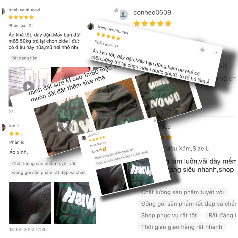 Áo Hoodie Unisex Form Rộng Xám WISH 9 PQK