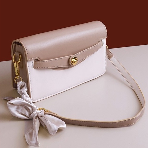 [CÓ SẴN] QVQ061 TÚI ĐEO VAI PHỐI MÀU 2 DÂY ĐEO