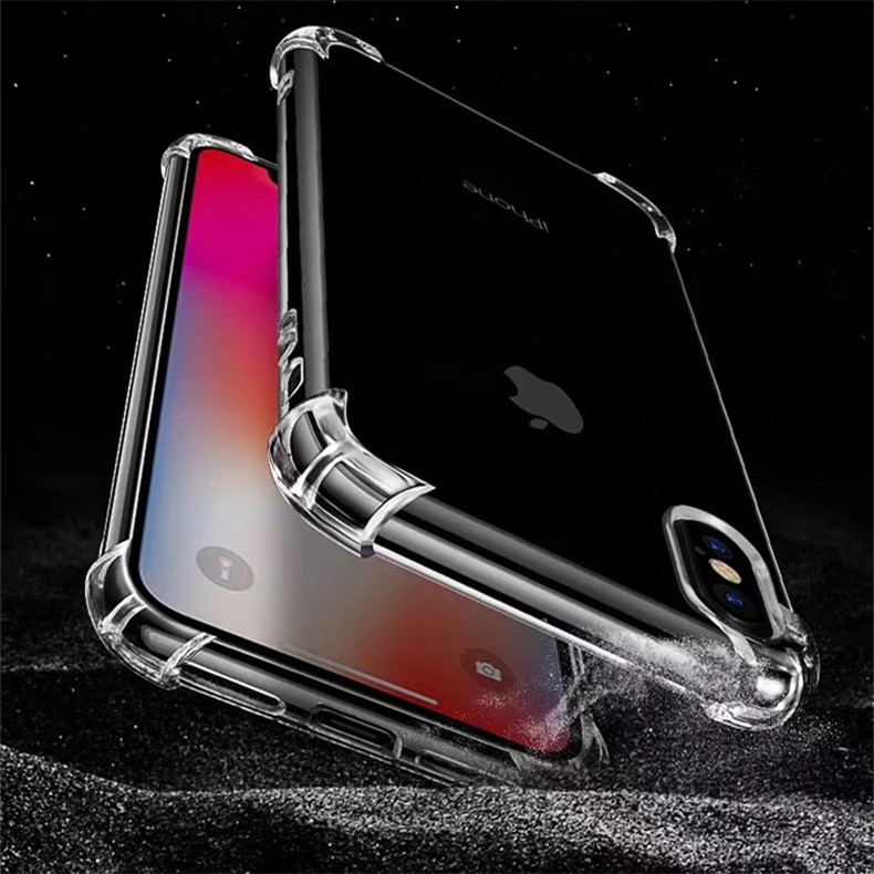 Ốp điện thoại trong suốt bảo vệ toàn diện điện thoại iphone 11 pro max X XR XS 8 7 6 6P 7P 8P Samsung S9/S8Plus Note 8