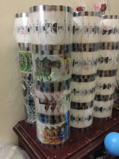 Thùng 12 cuộn màng dập miệng ly