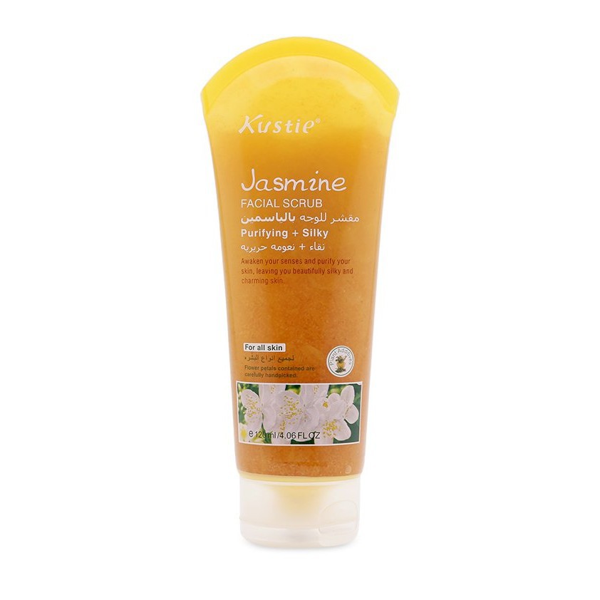 [ DEAL SỐC] Kem massage tẩy tế bào chết da mặt KUSTIE chiết xuất cánh hoa thật #120ml