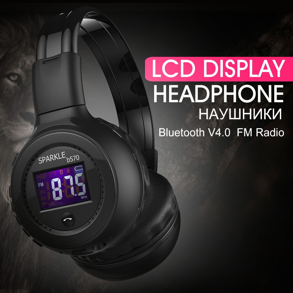 Tai Nghe Bluetooth Zealot B570 Có Đài Fm Hỗ Trợ Thẻ Nhớ Sd