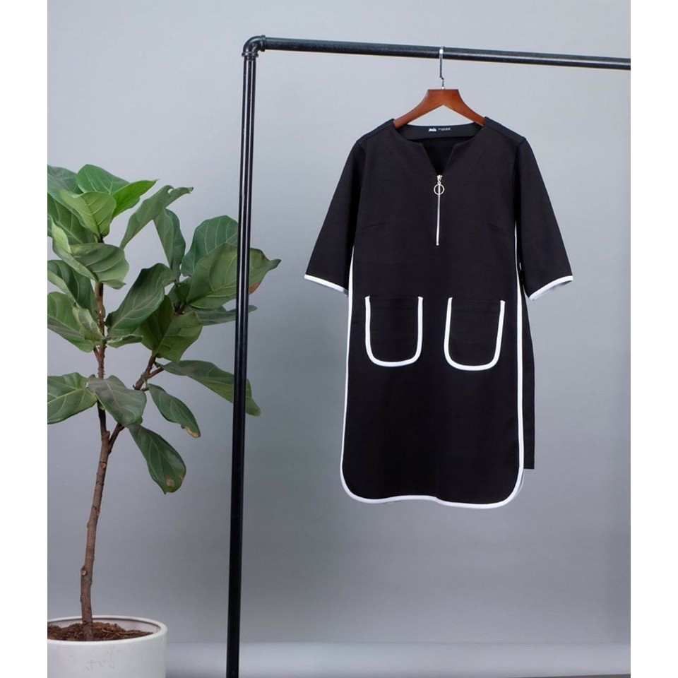 Đầm xuất thun PC cotton size S M giá 160K