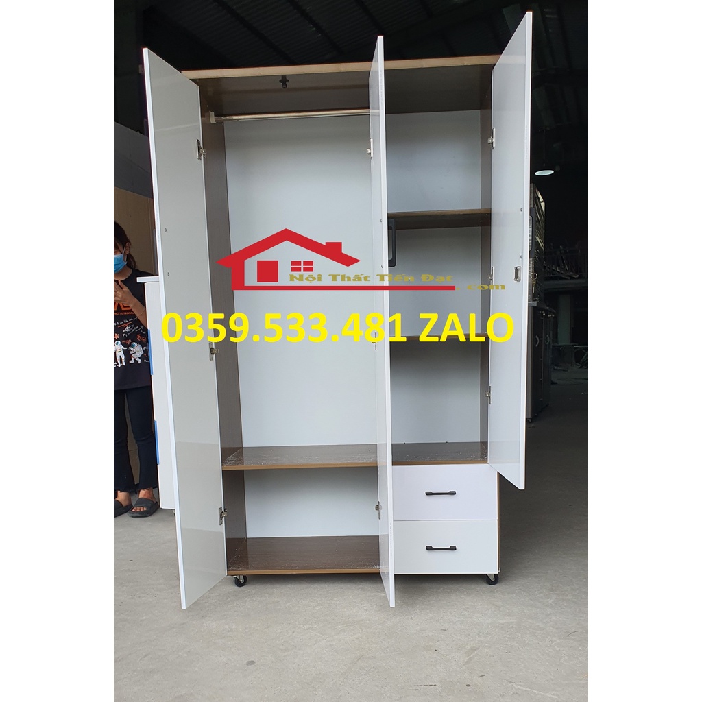 Tủ nhựa đài loan đựng quần áo cao cấp 3 cánh nhỏ gọn tiện lợi giá xưởng New 100%