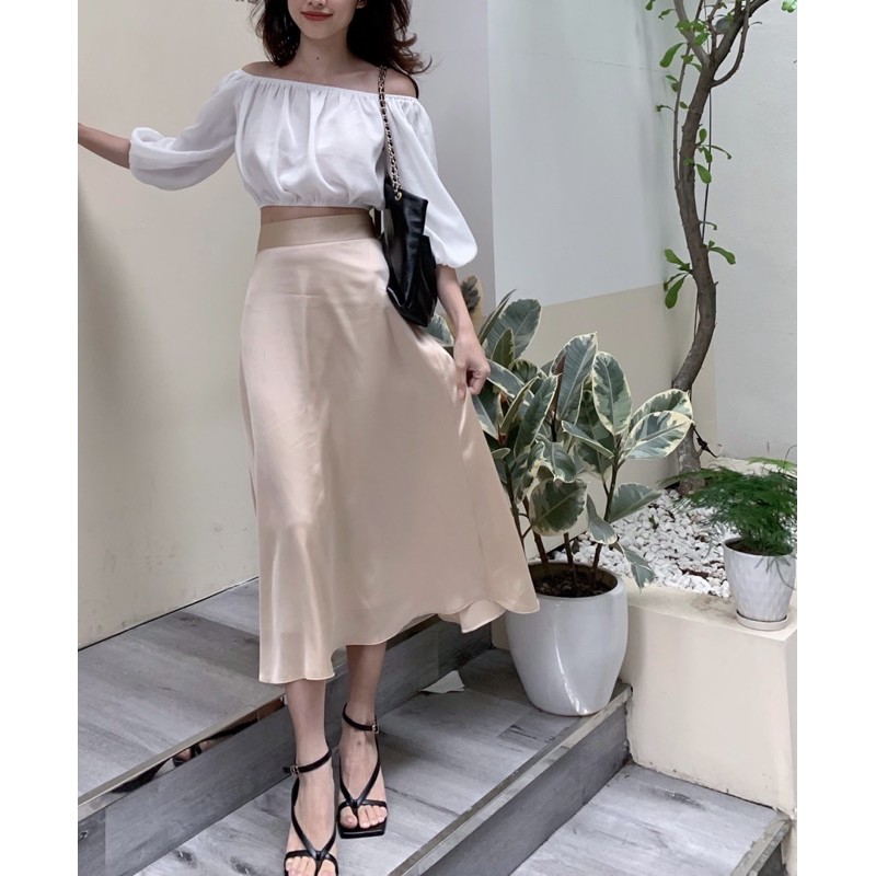 ZIEL_Chân váy lụa dài | BigBuy360 - bigbuy360.vn