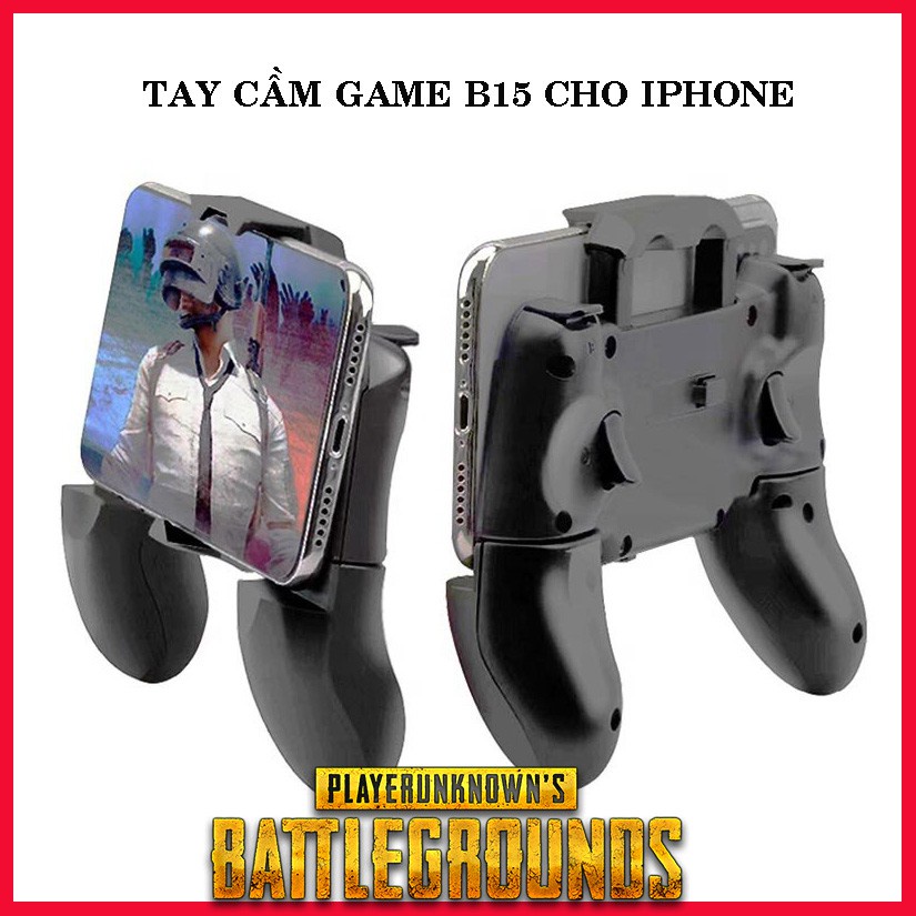 Tay cầm B15 Chuyên game PUBG trên Iphone, công nghệ blutooth mới nhất, đối thủ của flydigi stinger -dc3532