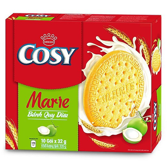 [ĐỦ CỠ] Bánh quy hộp giấy Cosy marie.