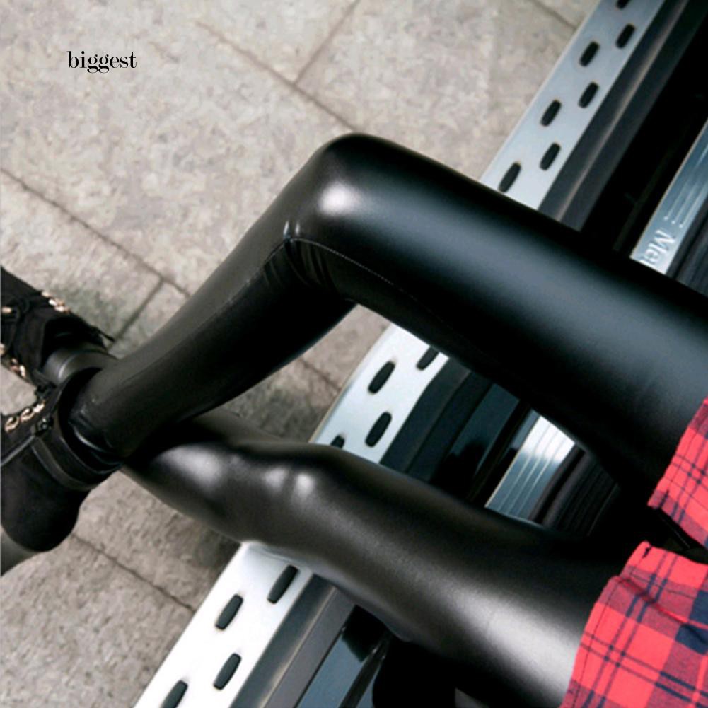 ☆Túi Xách Cỡ Lớn Thiết Kế Giản Dị Thời Trang☆Quần Legging Da Thời Trang Quyến Rũ Cho Nữ