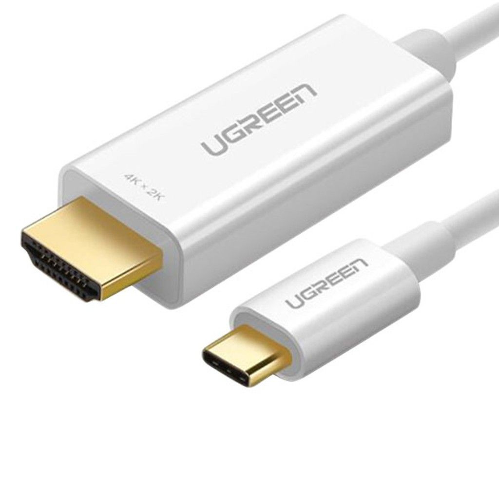 Cáp Chuyển Đổi USB Type-C Sang HDMI Ugreen 30841 hỗ trợ 4K, 3D dài 1,5m - Hàng Chính Hãng bảo hành 18 tháng