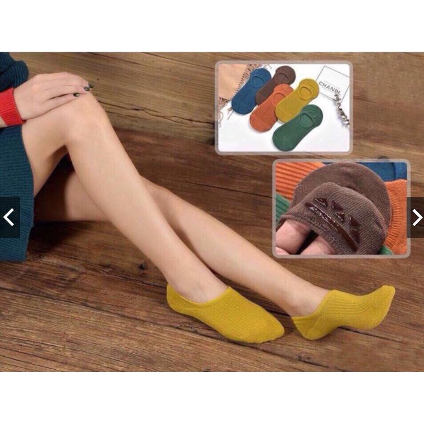 10 Đôi Tất Xịn cổ ngắn xinh xắn - Tất Hài Gân Chất Dày