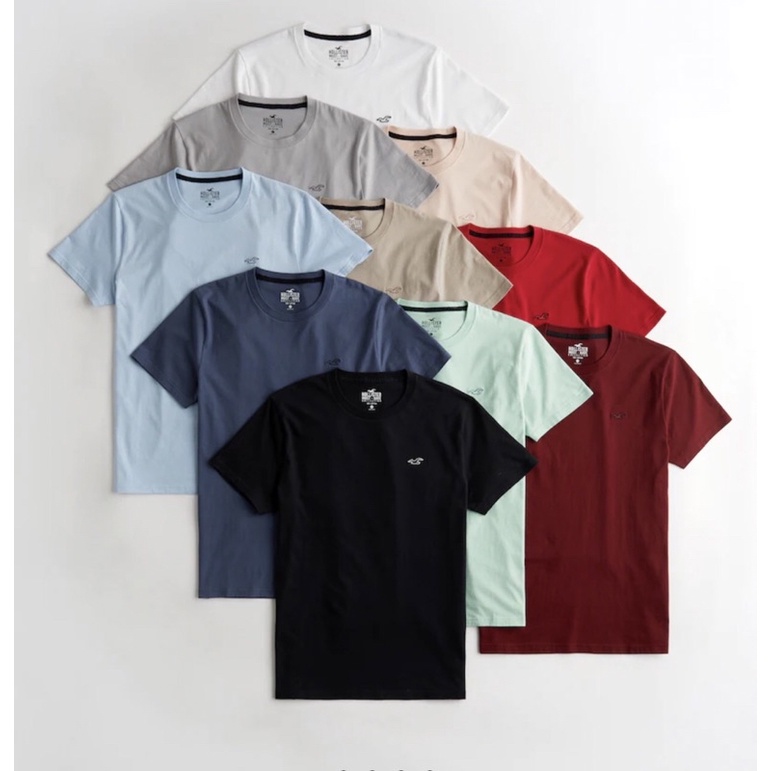 [Bill Us]Set 5 áo thun nam Hollister S,M,L mỹ- 100%cotton