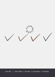 Chì kẻ mày Amuse Pro Brow Pencil - Brunette