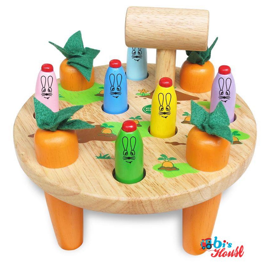 Đồ Chơi Búa Đập Thỏ Winwintoys Rèn Luyện Bé Khéo Léo Nhanh Nhẹn