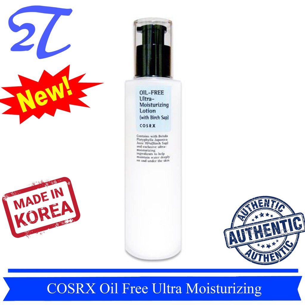 (auth) Kem dưỡng căng bóng da Cosrx Oil Free Ultra Moisturizing Lotion 100ml