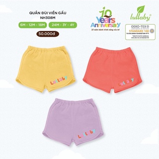 Quần đùi viền gấu cotton Lullaby