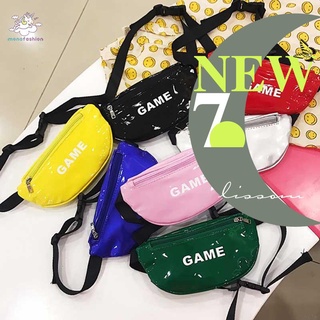 [local seller] Túi đeo trước ngực phối khóa kéo thời trang sành điệu dành cho các bé