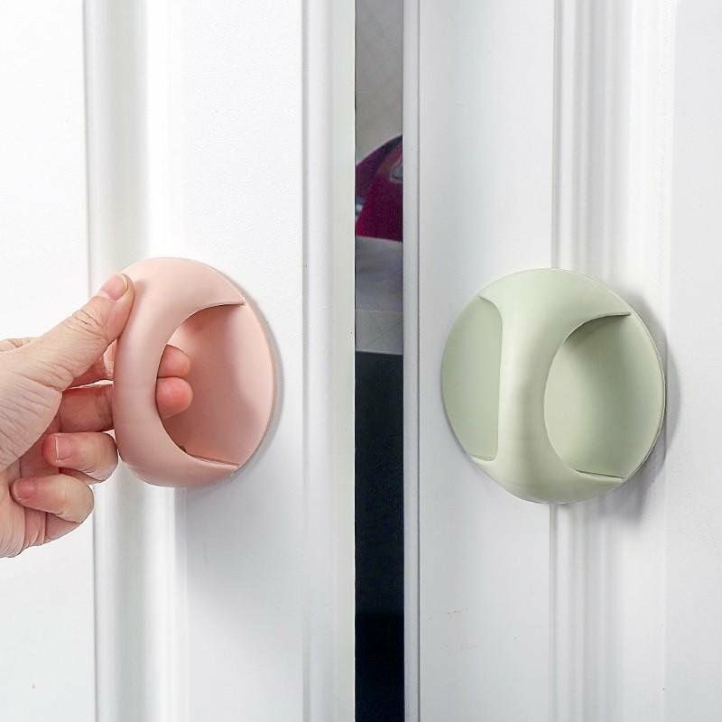 Tay nắm cửa tủ cửa phòng cửa sổ loại dán tiện lợi, tay nắm cửa kính nắp bồn cầu đa năng ILY