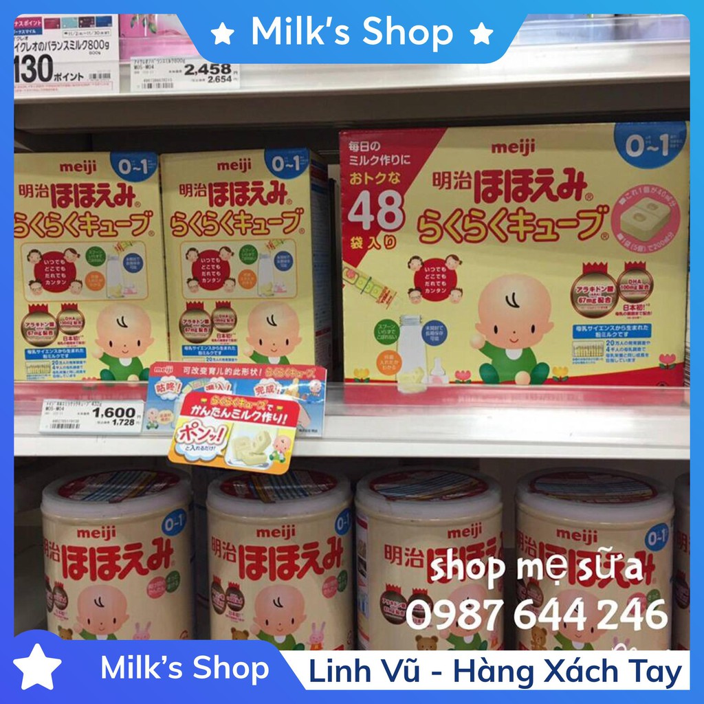 Sữa Meiji 0-1 - Hàng Xách Tay (đủ bill)