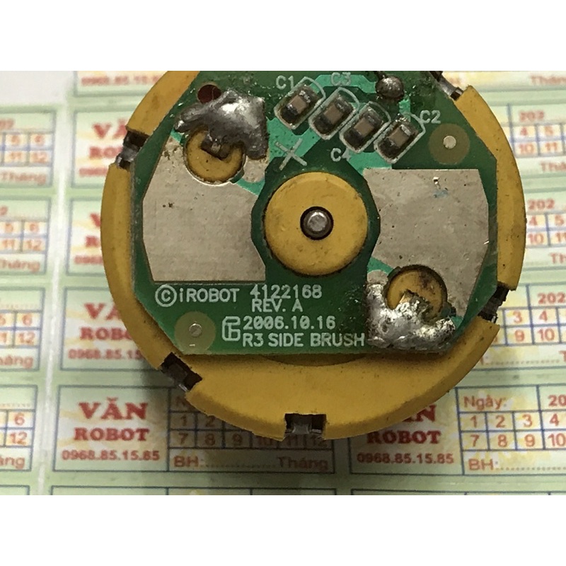 dộng cơ thay thế cho cụm chổi gom 3 cánh irobot roomba 500-600-700