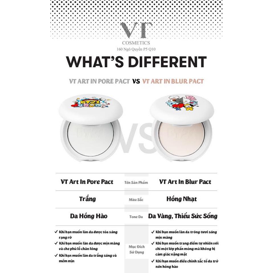 PHẤN PHỦ BT21 ART PORE PACT ( Không Màu ) | BigBuy360 - bigbuy360.vn
