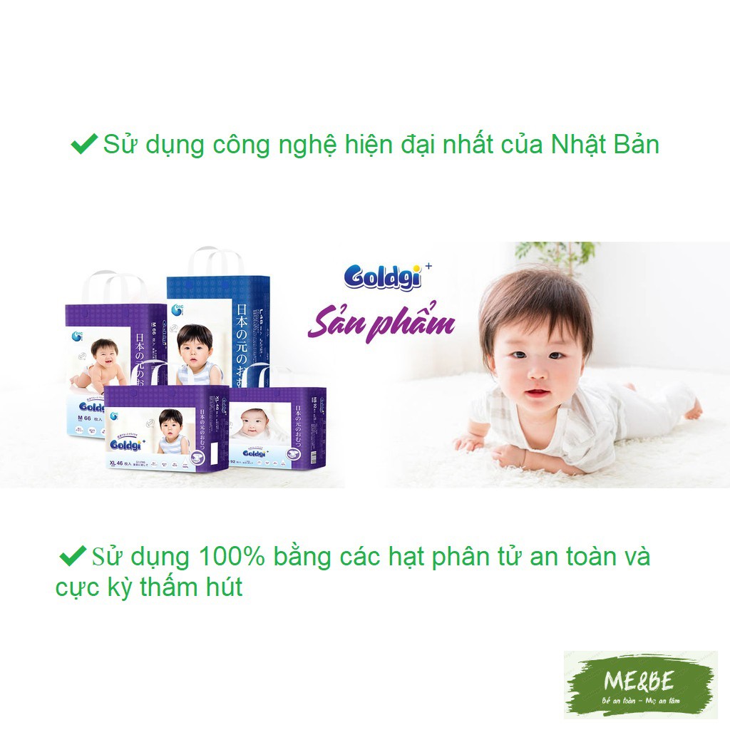 ⚡𝐌𝐀̂̃𝐔 𝟐𝟎𝟐𝟏⚡ Tã/Bỉm GOLDGI+/GOLDGI X5 NHẬT BẢN Cao Cấp Dán/Quần Đủ Size NB92/S84/M66/M60/L56/L48/XL46/XL44/XXL34