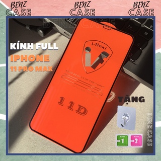 [iPhone 11 Pro Max 6.5]_Kính cường lực Full màn hình viền Đen chống rơi bể màn hình cho iPhone 11 Pro Max 6.5"