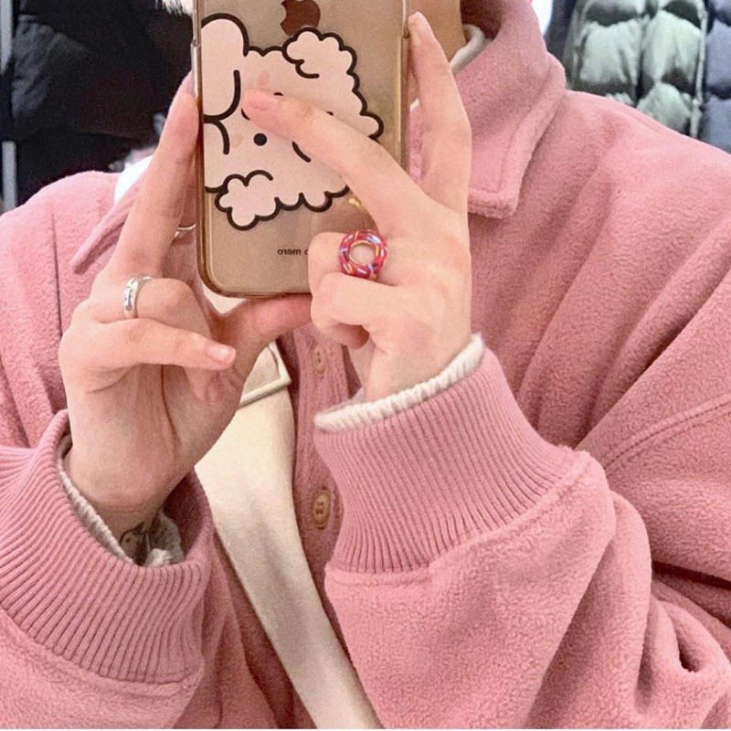 Donut Ring Korean Trendy Fashion Personality