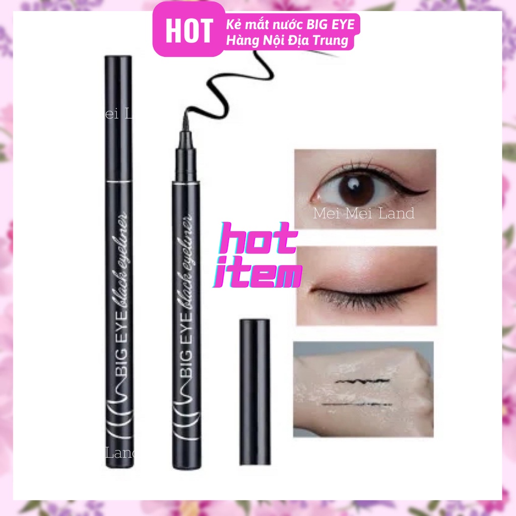Bút Kẻ Mắt Dạng Lỏng Màu Đen Chống Thấm Nước Và Không Bị Nhòe
