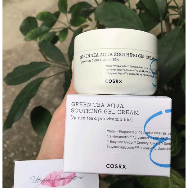 Kem dưỡng phục hồi Cosrx Green Tea Aqua Soothing Gel Cream