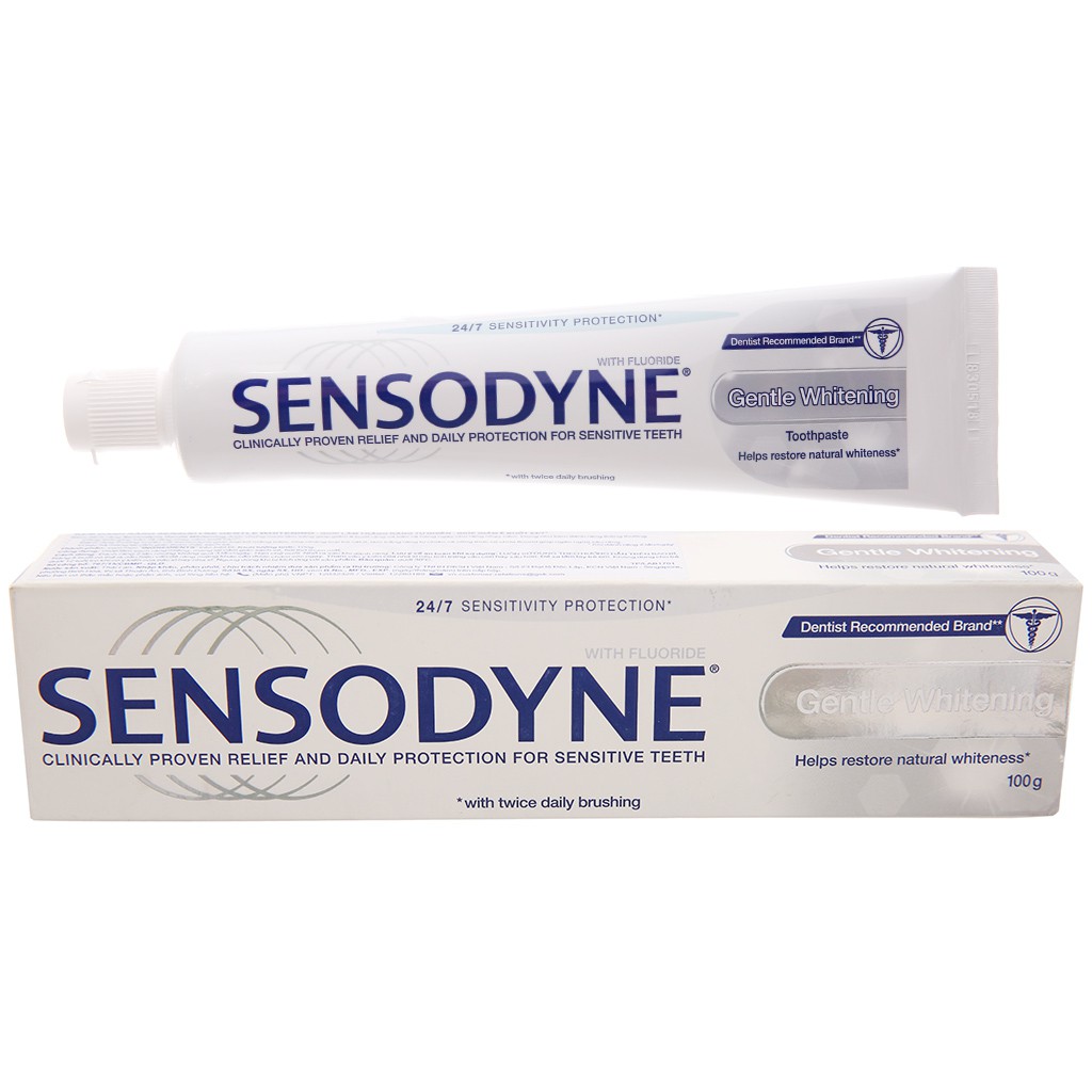 Kem đánh răng KĐR Sensodyne 100g Cool Gel/ Gentle Whitening/ Repair Protect/ Rapid Action/ Fresh Mint/ Multi Care