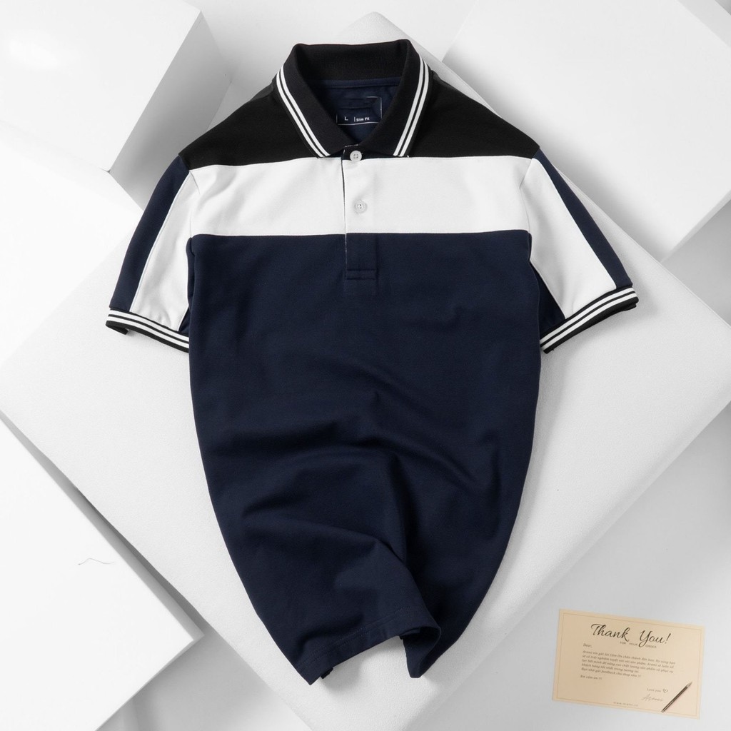 Áo thun nam có cổ tay ngắn, áo polo nam vải cotton from rộng 3 mẫu siêu hot | BigBuy360 - bigbuy360.vn