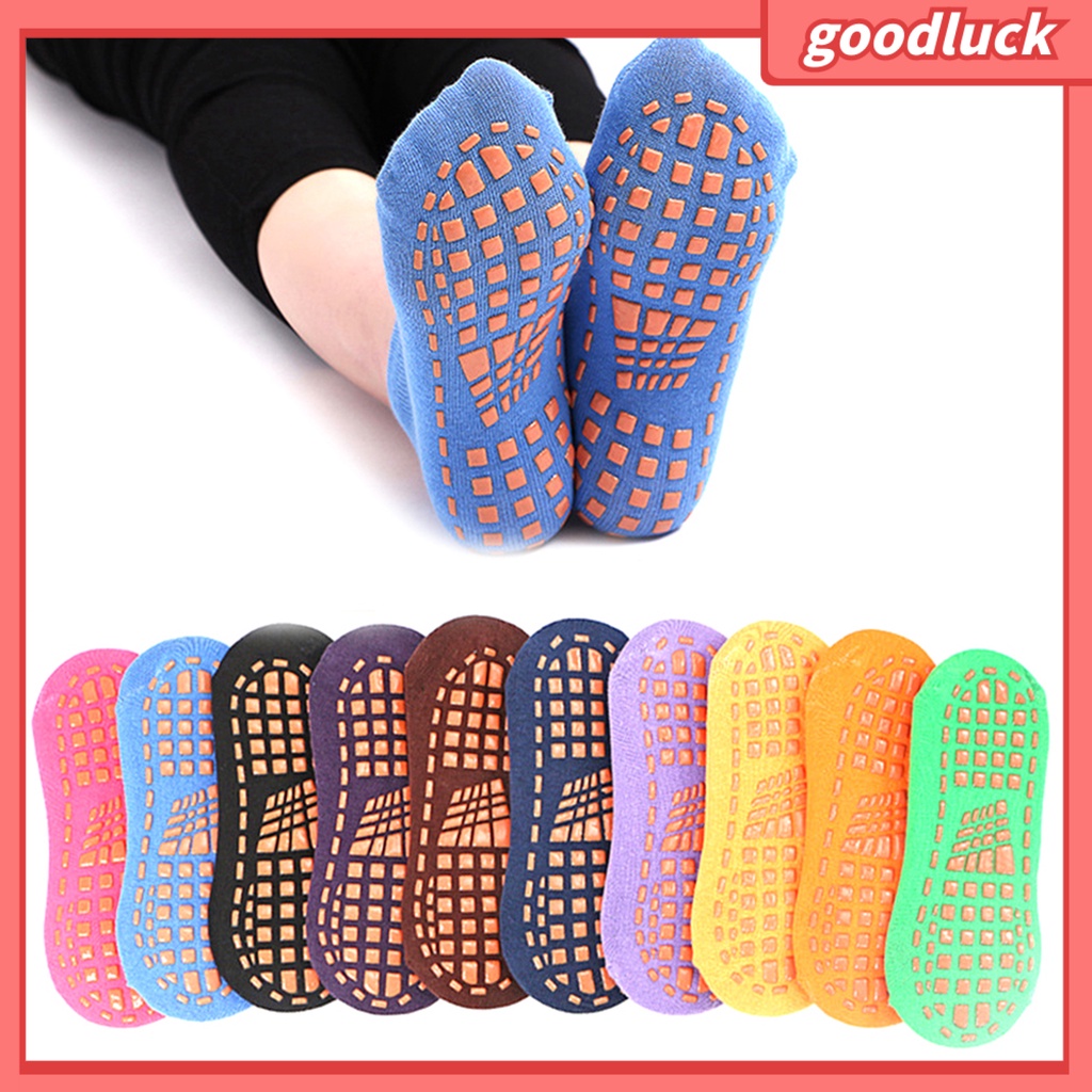 Set 2 Đôi Vớ Chống Trượt Dành Cho Người Lớn Và Trẻ Em Tập Yoga