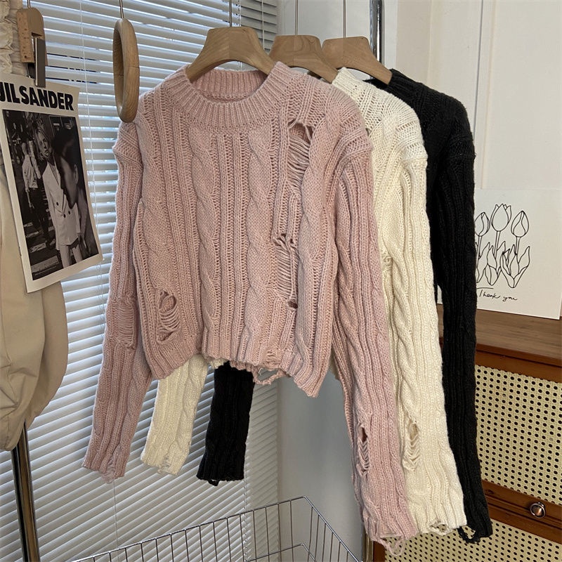 Áo Sweater Dáng Rộng Thiết Kế Mới Thời Trang Mùa Thu Dành Cho Nữ