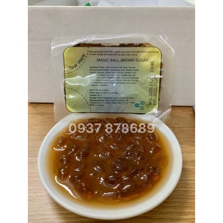 Thạch Trân Châu 3q Trắng Giòn / Trân Châu 3q Đen Caramel Hãng EURODELI 60gr - Tiện Lợi Cho Gia Đình