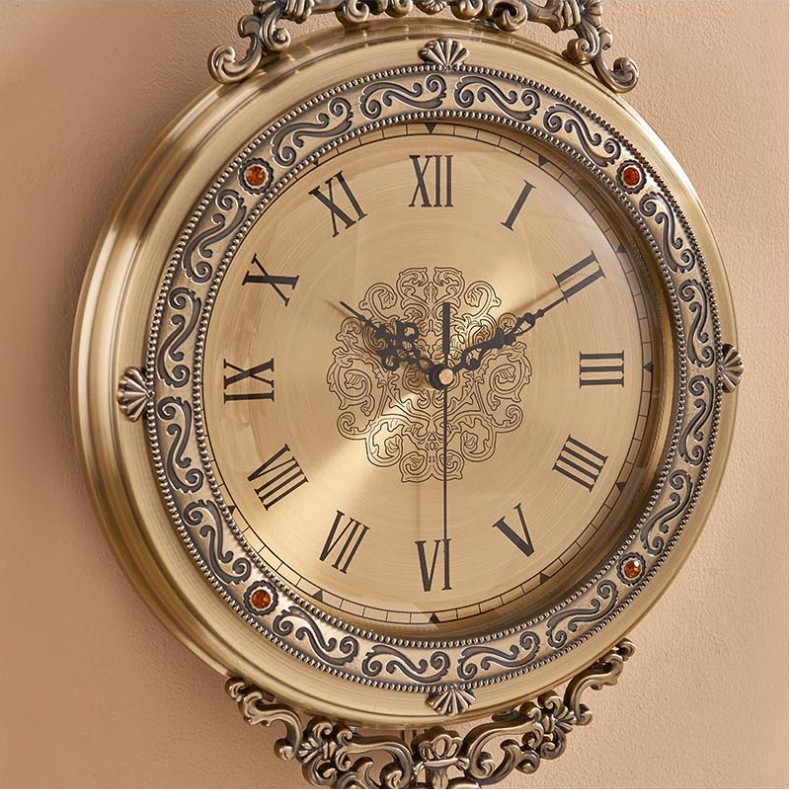 ✓₪✗2021 NEW Đồng hồ treo tường phong cách cổ điển có quả lắc - Đồ trang trí phòng khách cao cấp