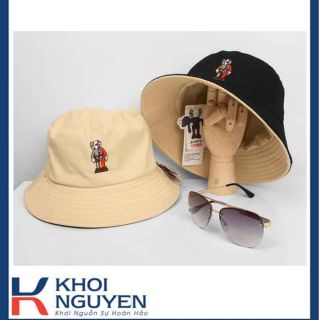 Nón bucket thêu búp bê mù hàng xuất khẩu
