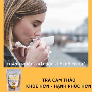 Cam thảo thanh nhiệt uống kèm trà hoa cúc 100g