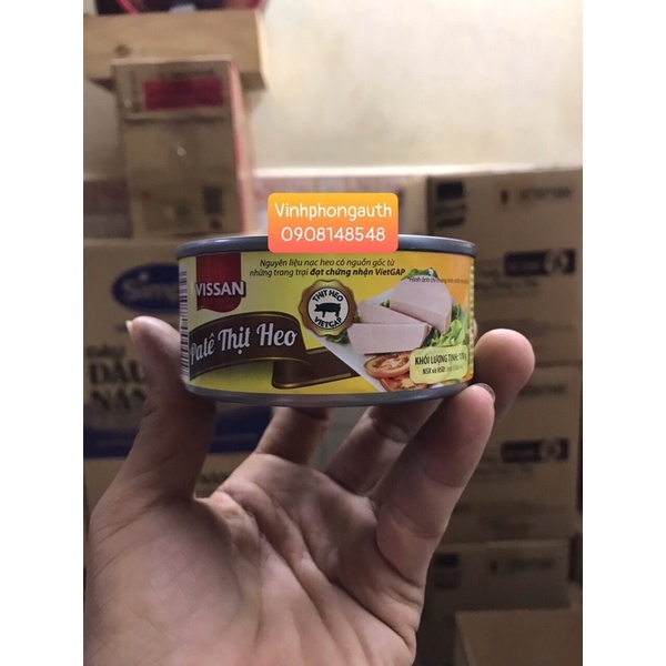 Pate Thịt Heo Vissan hộp 170gr