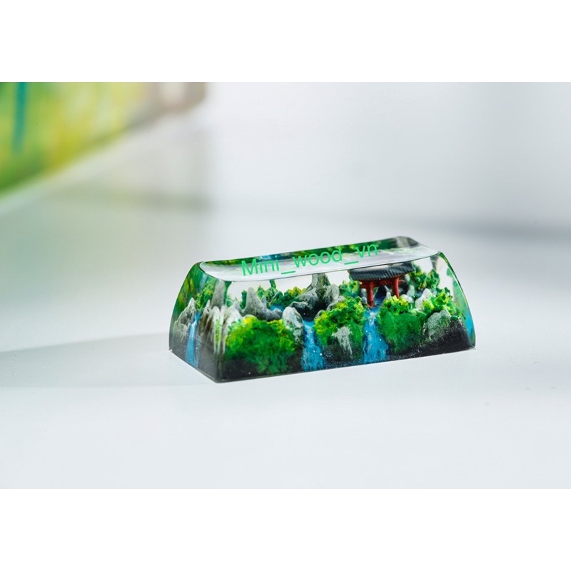 Keycap resin Thiên nhiên.Keycap resin Nature.Keycap Artisan
