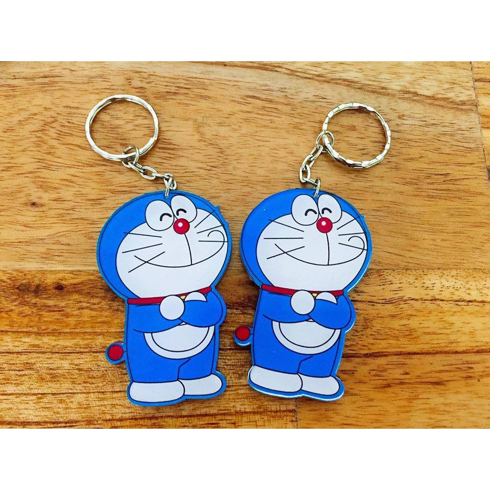 Móc khóa mica - Cắt hình Doraemon dễ thương