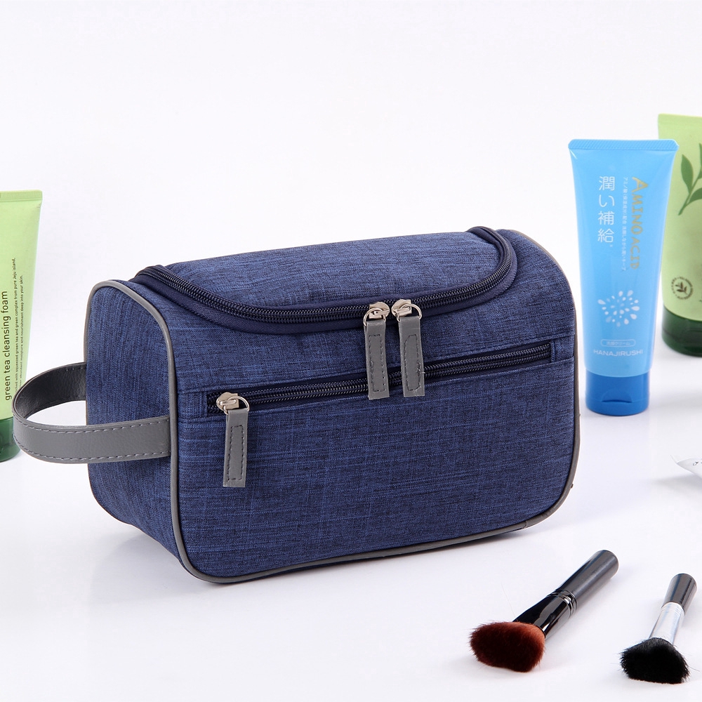 Handy waterproof makeup / face wash bag when traveling for men and women