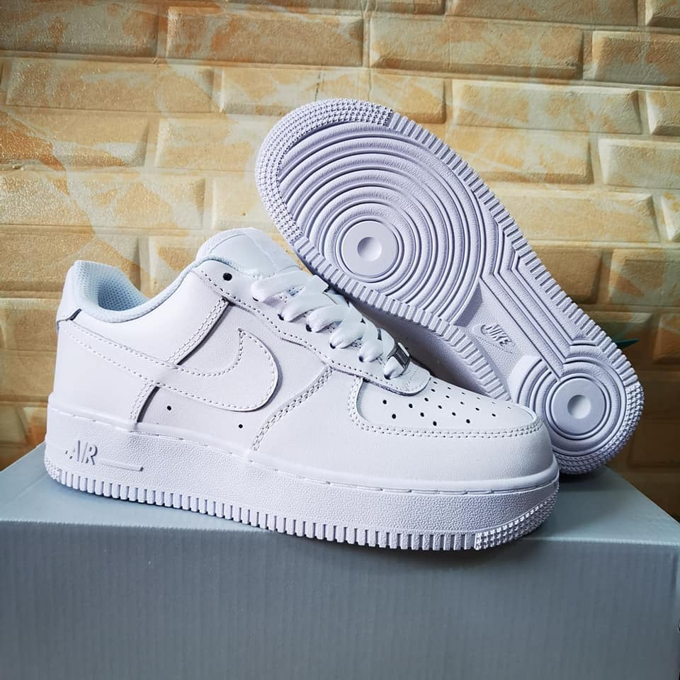 Giày_Nike trắng Air Force 1, Giày Sneaker Thể Thao AF1 trắng Nam Nữ Hàng Đẹp Full Box Bill | BigBuy360 - bigbuy360.vn