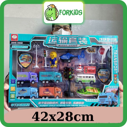 Bộ xe ô tô đồ chơi chạy đà cho bé mô phỏng các phương tiện giao thông xe ben,máy bay cỡ nhỏ (ảnh thật ,giá rẻ)