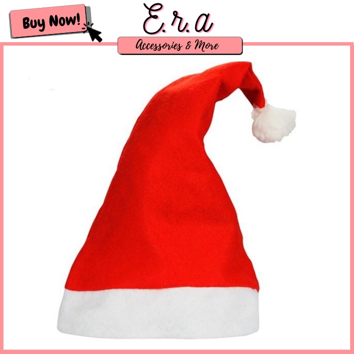 Mũ Ông Già Noel Trơn ERA SHOP - Phụ Kiện Cho Ngày Giáng Sinh, Siêu Dễ Thương, Rẻ Đẹp