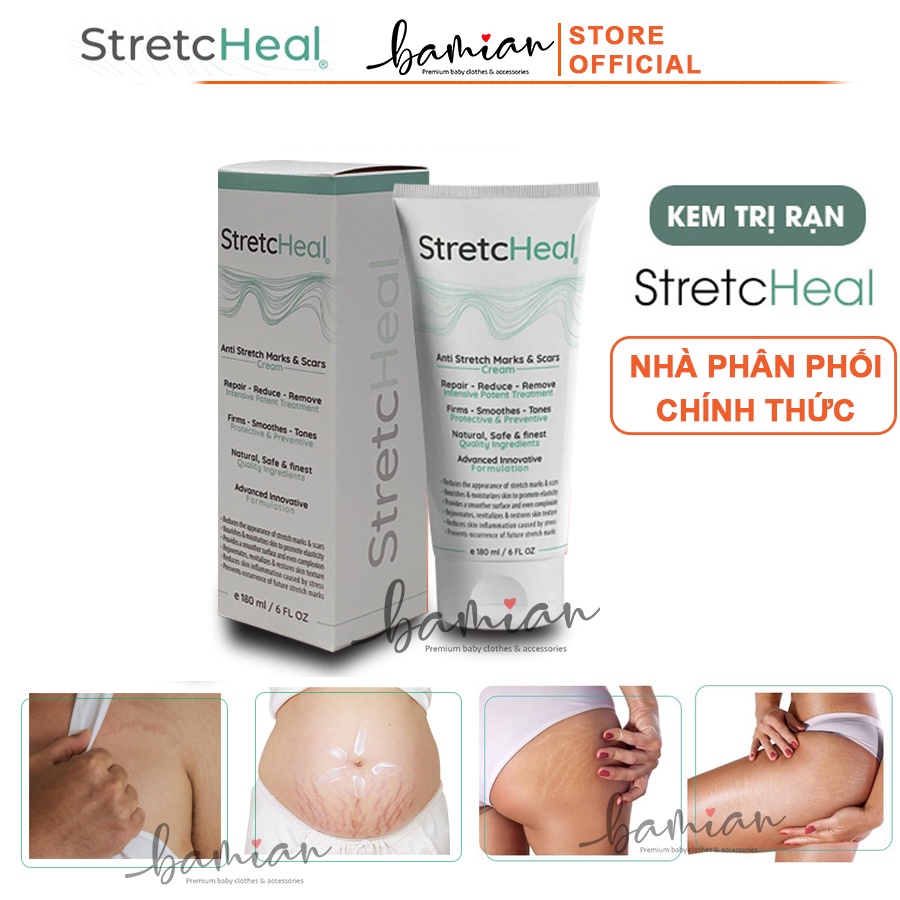 Kem bôi rạn da StretcHeal tuýp 180ml (date mới)